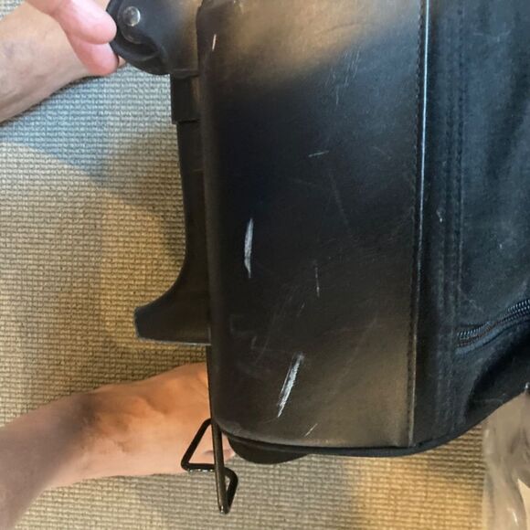 Georgio Armani combo backpack and carryon with wheels - Picture 10 of 16